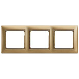 Рамка Legrand Valena Classic на 3 поста, золото матовое 770303