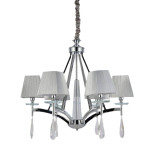 Подвесная люстра Lumina Deco Valentina LDP 1240-6 CHR Подвесная люстра Lumina Deco Valentina LDP 1240-6 CHR