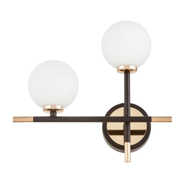 Настенный светильник Lumina Deco Marsiada LDW 6033N-2 BK+GD Настенный светильник Lumina Deco Marsiada LDW 6033N-2 BK+GD