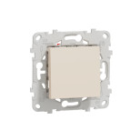 Переключатель одноклавишный проходной Schneider Electric Unica New бежевый