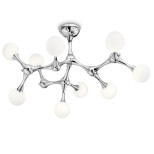 Потолочная люстра Ideal Lux Nodino PL9 Cromo 133393 Потолочная люстра Ideal Lux Nodino PL9 Cromo 133393
