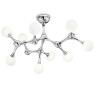 Потолочная люстра Ideal Lux Nodino PL9 Cromo 133393 Потолочная люстра Ideal Lux Nodino PL9 Cromo 133393