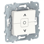 Выключатель двухклавишный для жалюзи Schneider Electric Unica New белый