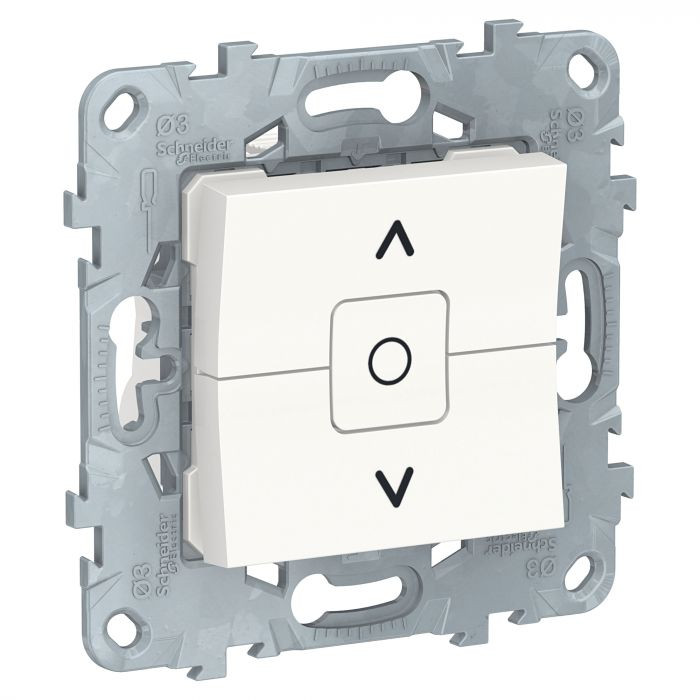 Выключатель двухклавишный для жалюзи Schneider Electric Unica New белый