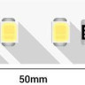 Светодиодная влагозащищенная лента DesignLed 14,4W/m 120LED/m 2835SMD холодный белый 5M 004500