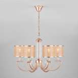 Подвесная люстра Eurosvet Licata 60099/6 перламутровое золото