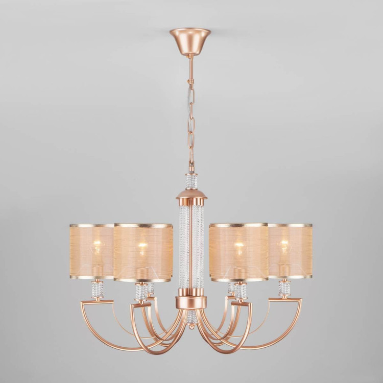 Подвесная люстра Eurosvet Licata 60099/6 перламутровое золото