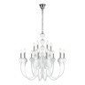 Подвесная люстра iLamp Lady 88003-8+4 WH