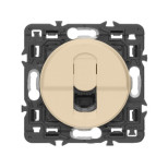 Розетка RJ-45 Legrand Celiane одиночная, cat. 6, слоновая кость 067344+066235+080251