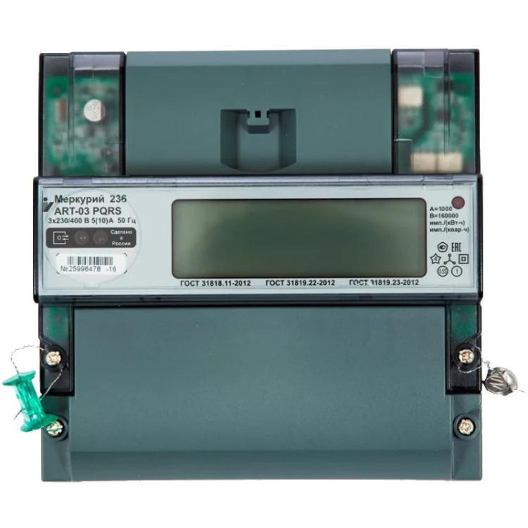 Счетчик Инкотекс Меркурий 236 ART-03 PQRS 5-10A/400В