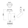 Трековый светильник Technical TR019-2-15W4K-MG