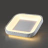 7767/56L AVRA LED SN 039 Светильник металл/белый LED 56Вт+14Вт 3000-6000K 500х500 IP43 пульт ДУ+подсветка SHARMEL