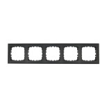 Рамка LK Studio 5-постовая (черный бархат) LK60 864508-1