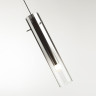 5062/5L PENDANT ODL24 453 черный/темн.хром/металл/стекло Подвес LED 5W 3000K SHINY