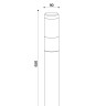 Ландшафтный светильник Outdoor O590FL-L8B4K1 Ландшафтный светильник Outdoor O590FL-L8B4K1