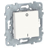 Выключатель одноклавишный Schneider Electric Unica New двухполюсный, белый