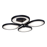 Потолочная светодиодная люстра iLedex Clover 6885/4 BK Потолочная светодиодная люстра iLedex Clover 6885/4 BK