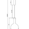 Подвесной светильник Maytoni MOD182PL-L6B3K