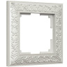 Рамка Werkel Antik на 1 пост жемчужный WL07-Frame-01 4690389063497