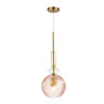 4862/1 PENDANT ODL21 373 розовый/золото Подвес E27 1*60W BELLA