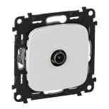 Розетка TV Legrand Valena Allure оконечная 10 дБ, белая 753760