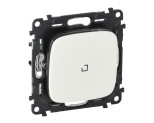 Переключатель промежуточный Legrand Valena Allure с подсветкой, белый 752007+665090+755005