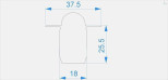 Заглушка Deko-Light End Cap R-ET-03-10 Set 2 pcs 979700