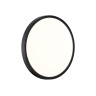 7660/24L MITRA LED SN 087 Светильник пластик/белый/черный LED 24Вт 3000/4000K D300 IP40 ALFA BLACK