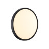 7660/24L MITRA LED SN 087 Светильник пластик/белый/черный LED 24Вт 3000/4000K D300 IP40 ALFA BLACK