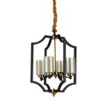 Подвесная люстра Lumina Deco Vigatto LDP 1224-4 BK+MD Подвесная люстра Lumina Deco Vigatto LDP 1224-4 BK+MD