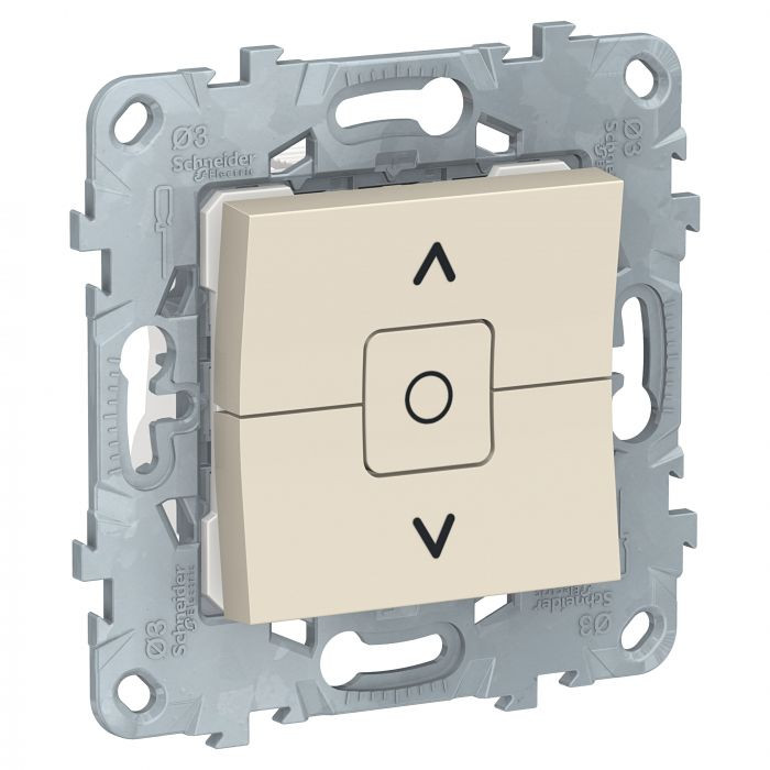 Выключатель двухклавишный для жалюзи Schneider Electric Unica New бежевый
