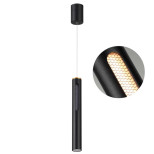 6643/7L HIGHTECH ODL24 301 черный/золото/металл/акрил Подвесной светильник IP20 LED 9W 3000K 220V MALI