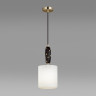 5424/1 MODERN ODL_EX24 43 золотой/черный/белый/металл/керамика/ткань Подвес E14 1*40W POLLEN