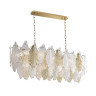 5052/14 HALL ODL24 625 золото/белый/прозрачный/металл/стекло/фарфор/металл Люстра E14 14*40W LACE