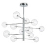 Подвесная люстра Ideal Lux Equinoxe SP12 Cromo 200118 Подвесная люстра Ideal Lux Equinoxe SP12 Cromo 200118