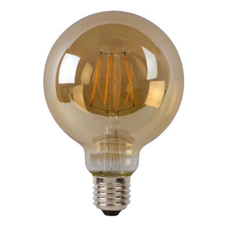 Лампа светодиодная Lucide E27 5W 2700K янтарная 49069/05/62 Лампа светодиодная Lucide E27 5W 2700K янтарная 49069/05/62