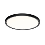 7660/32L MITRA LED SN 087 Светильник пластик/белый/черный LED 32Вт 3000/4000K D400 IP40 ALFA BLACK