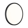 7660/32L MITRA LED SN 087 Светильник пластик/белый/черный LED 32Вт 3000/4000K D400 IP40 ALFA BLACK