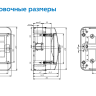 Щит Tekfor BNK 65-18-1 IP65, с прозрачной черной дверцей