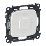 Выключатель под жалюзи Legrand Valena Allure без фиксации, белый 752030+755145
