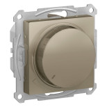 Светорегулятор поворотно-нажимной Schneider Electric Atlas Design 315 Вт, шампань