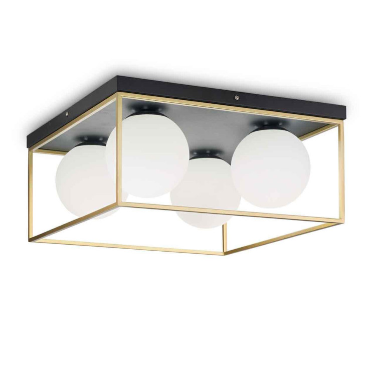 Потолочная люстра Ideal Lux Lingotto PL4 198156 Потолочная люстра Ideal Lux Lingotto PL4 198156