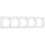 Рамка Werkel Favorit на 5 постов белый матовый WL01-Frame-05 4690389098673