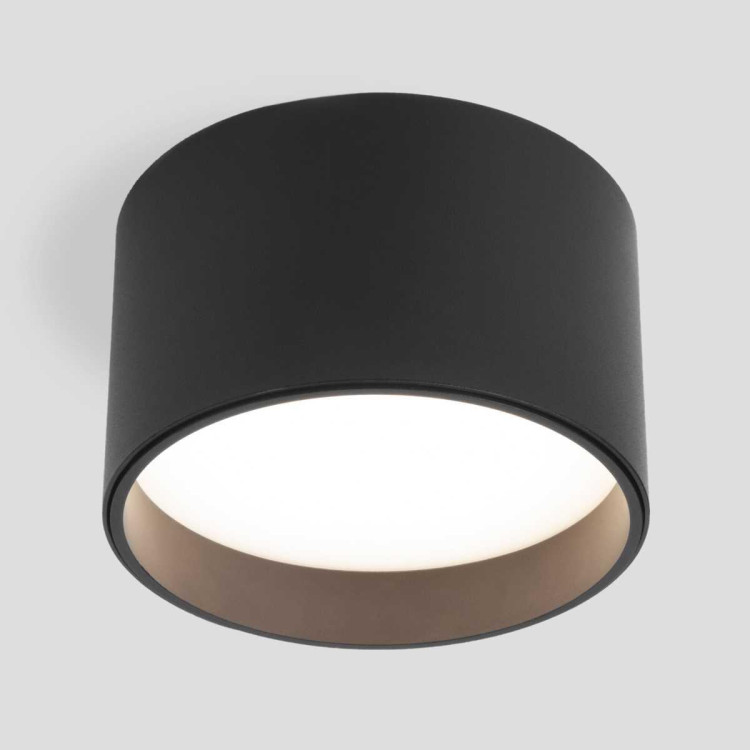Потолочный светодиодный светильник Elektrostandard Banti 13W 3000K черный 25123/LED a063929 