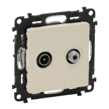 Розетка TV-SAT Legrand Valena Life оконечная 10 дБ, слоновая кость 753562
