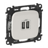 Зарядное устройство Legrand Valena Allure белое 754995