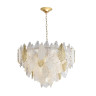 5052/21 HALL ODL24 625 золото/белый/прозрачный/металл/стекло/фарфор/металл Люстра E14 21*40W LACE