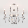 Подвесная люстра Eurosvet Telao 10110/8 хром/дымчатый хрусталь Strotskis