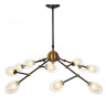 Подвесная люстра Lumina Deco Crocus LDP 7002-12 BK+MD Подвесная люстра Lumina Deco Crocus LDP 7002-12 BK+MD