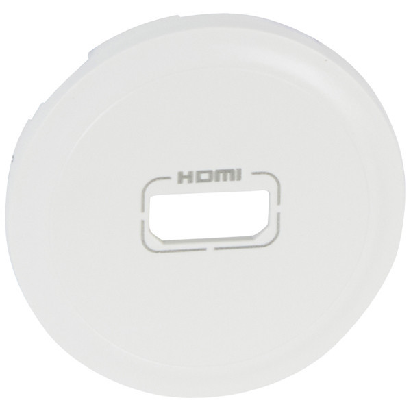 Лицевая панель Legrand Celiane для розеток HDMI, белая 068216
